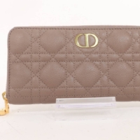 Dior カナージュ ラウンドファスナー 財布